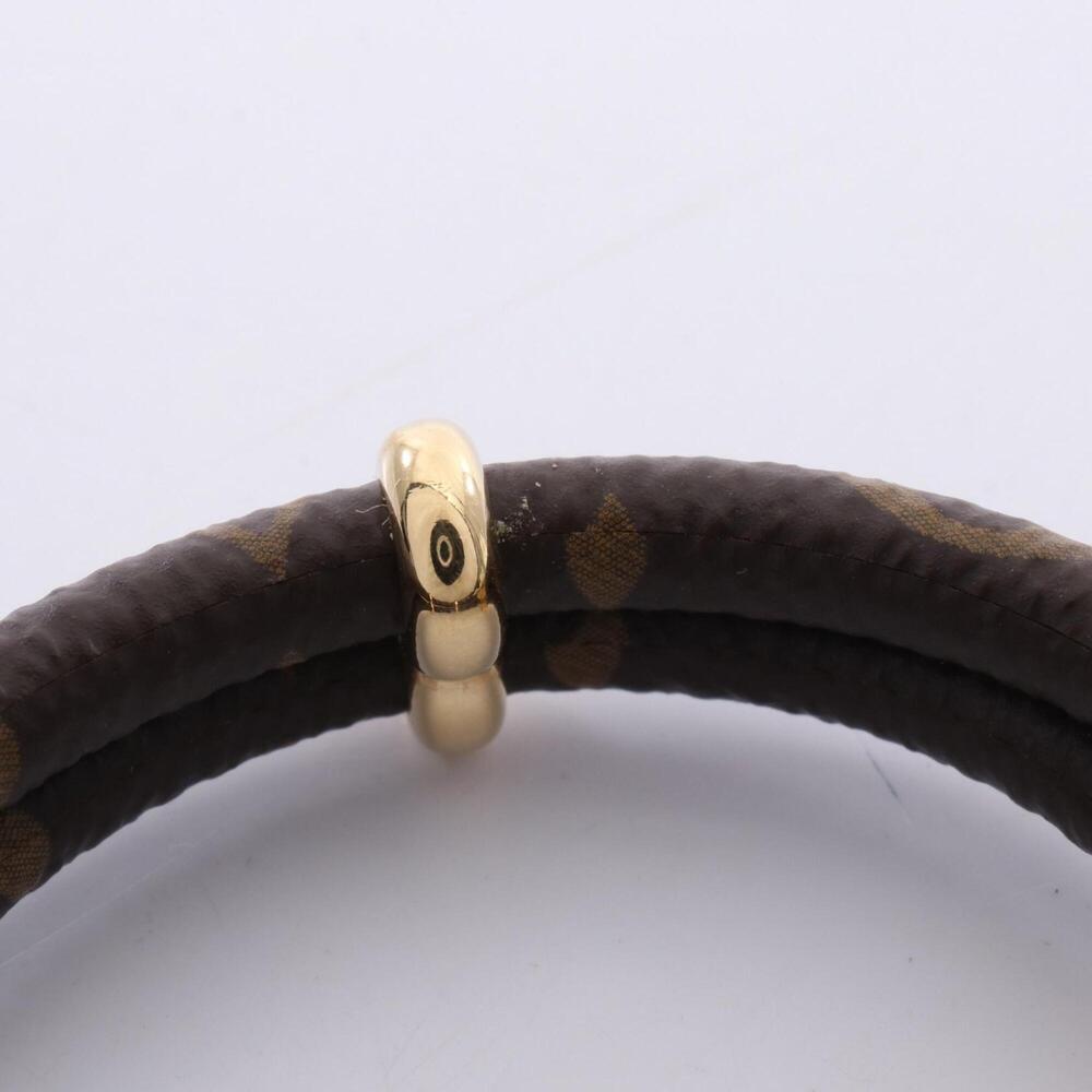 LOUIS VUITTON Brown Coated Canvas Charm Bracelet - Picture 7 of 7